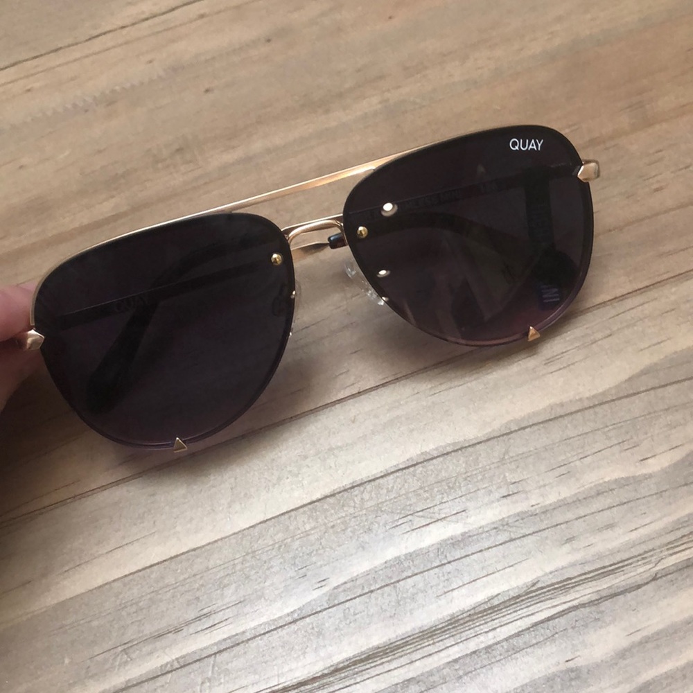 Quay Australia mini High Key rimless sunglasses